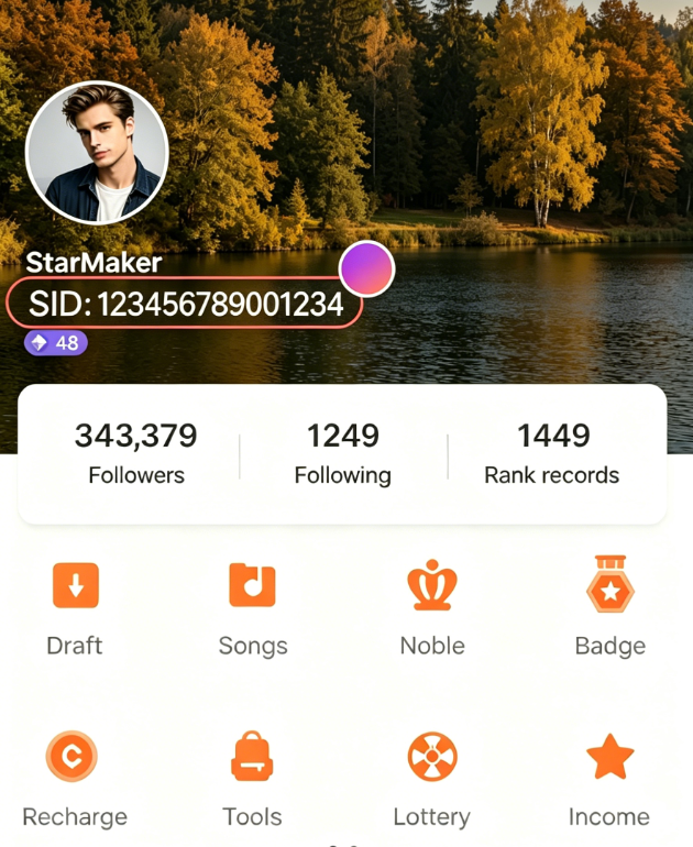 طريقة معرفة الـ SID في StarMaker