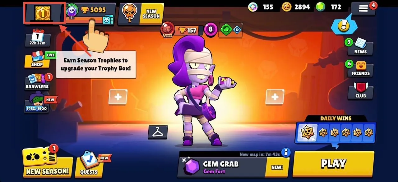 Toca tu nombre de usuario o avatar