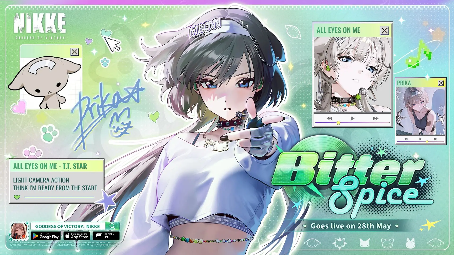 NIKKE Bitter Spice Update : Prika Implemented, T.T.S Full Roster Debut | May 28