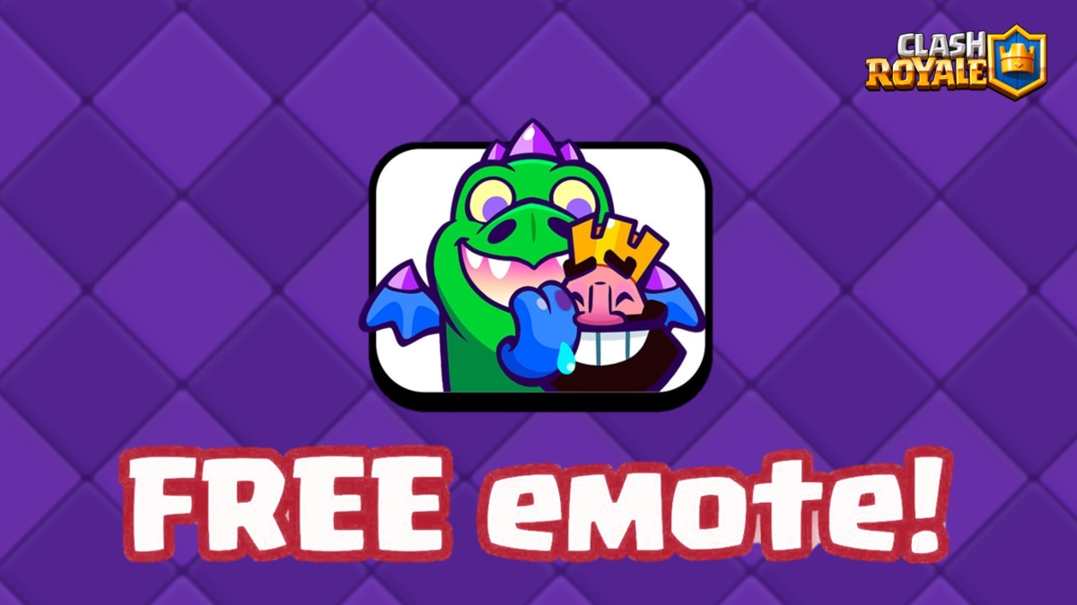 Clash Royale Бесплатный код эмоции "Малыш Дракон"