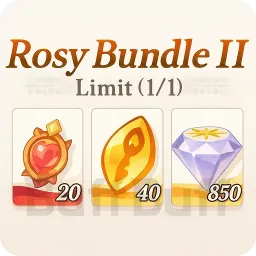 Rosy Bundle Ⅱ 860 Dragon Crystals(560+280+20)