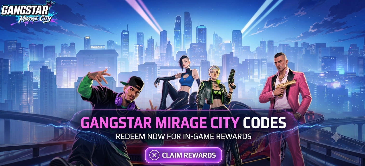 Gangstar Mirage City Codes for Sep 2026: FREE Diamonds