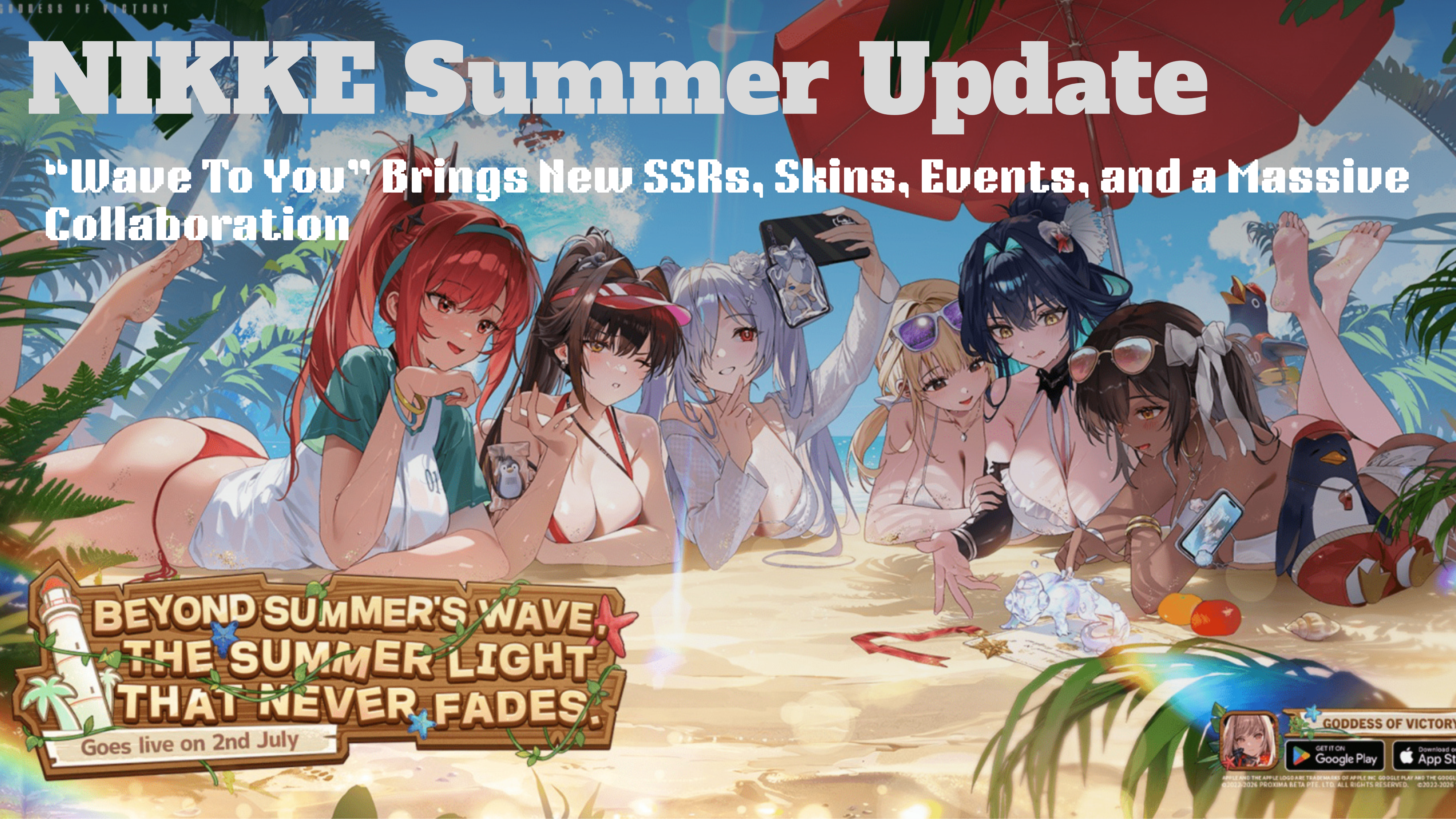 NIKKE Summer Update: Brings New SSRs, Skins, Events & Massive Collaboration
