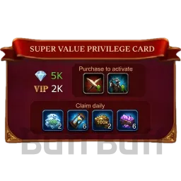 Super Value Privilege Card