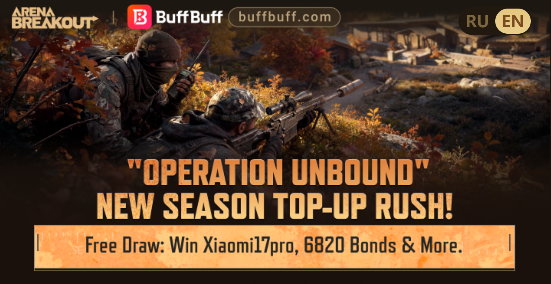 Arena Breakout S12 Update: Operation Unbound Event & Bond Discounts | BuffBuff