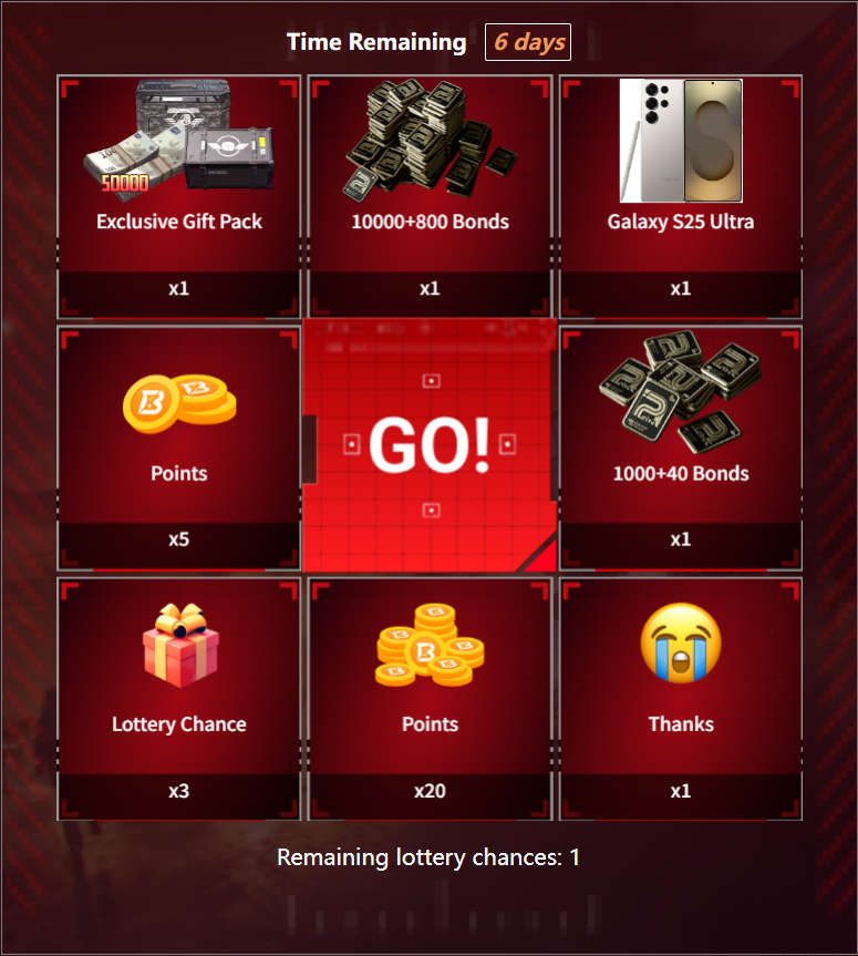 Lucky Draw: Win Galaxy S25 Ultra & 10,800 Bonds