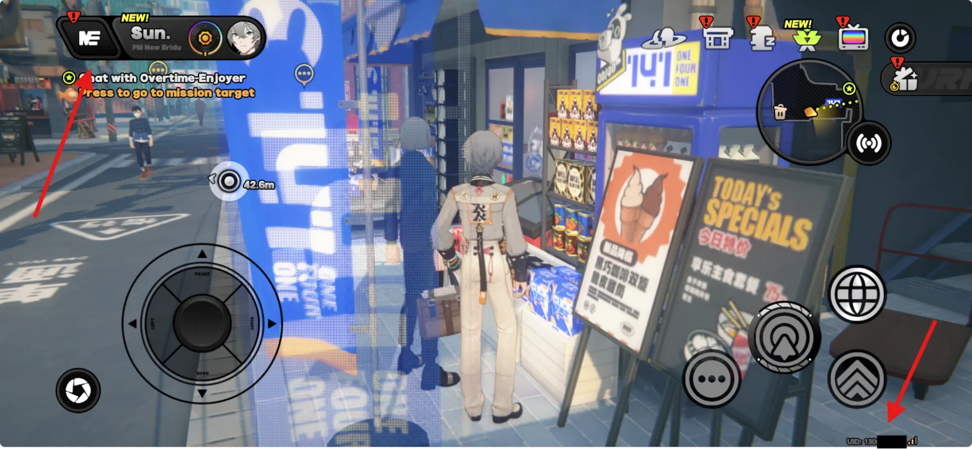 Step 2: Open the menu from the top left corner button.