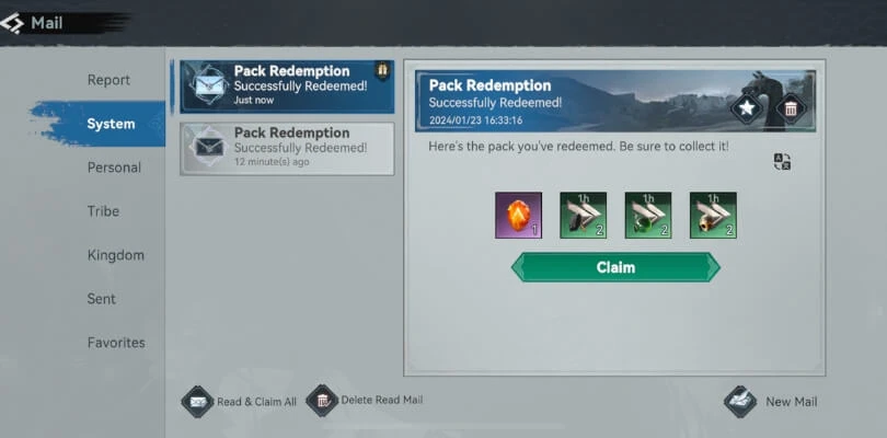 Check Mailbox