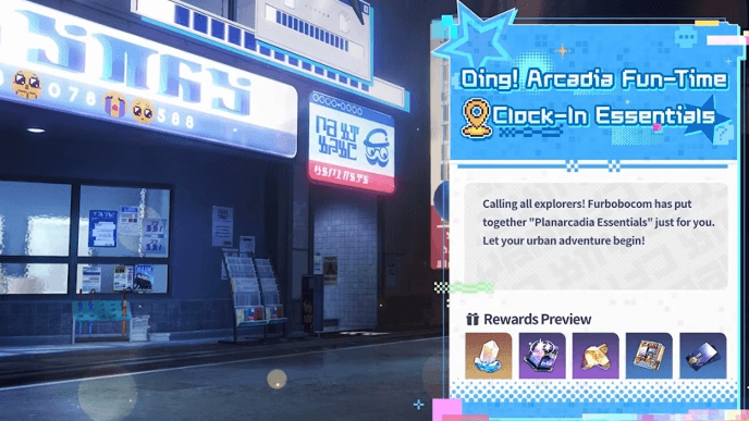 Ding! Arcadia Fun-Time Clock-In Essentials