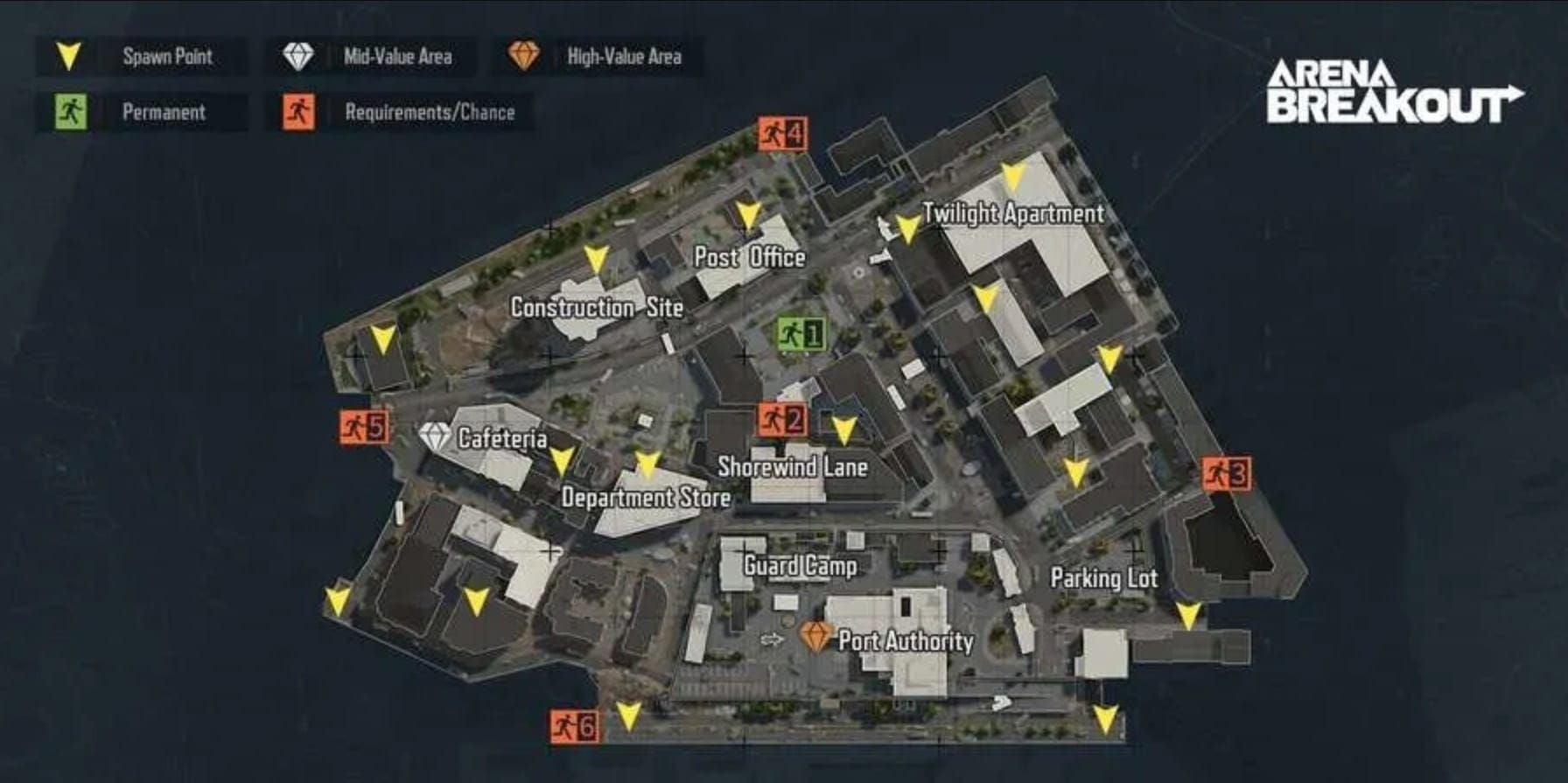 Arena Breakout Infinite Airport Map