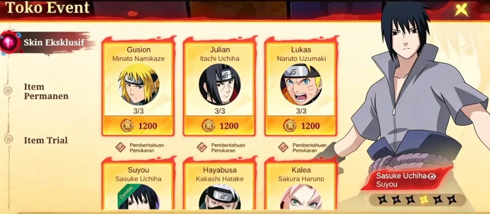 Event Shop & Redemption