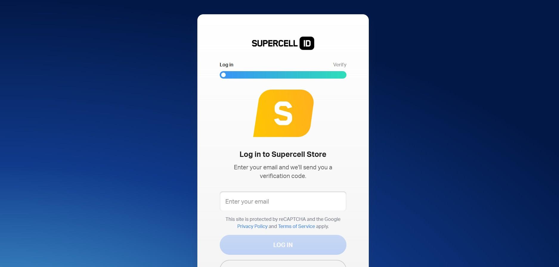 Iniciar Sesión: Inicia sesión usando tu Supercell ID (el mismo que está vinculado a tu cuenta de Brawl Stars)