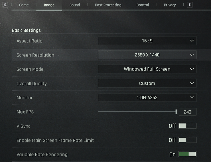 Map, Mode, and Weather Adjustments