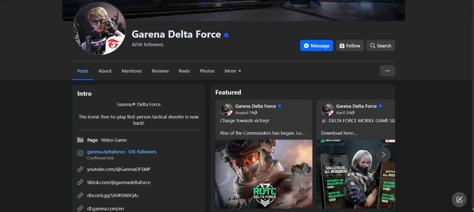 Acompanhe as Redes Sociais da Garena para mais Delta Force cheat codes!
