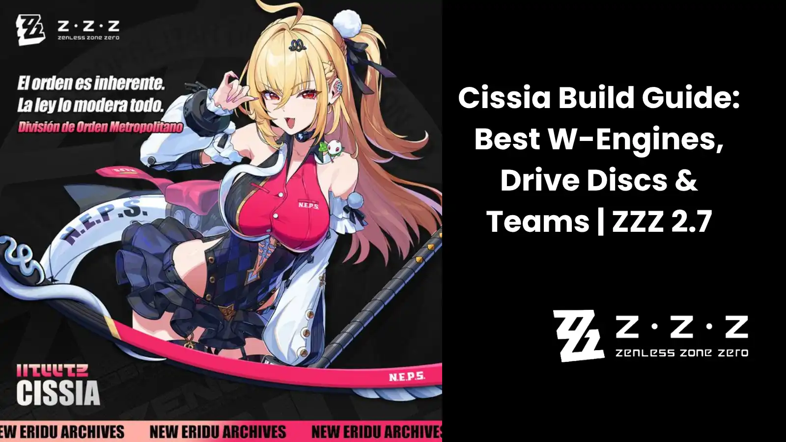 Cissia Build Guide: Best W-Engines, Drive Discs & Teams