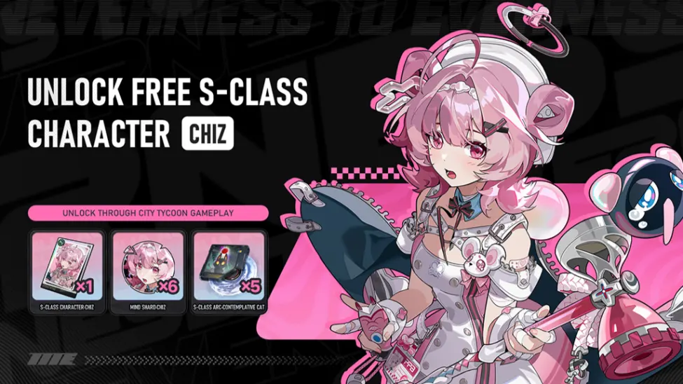 Unlock Chiz through the City Tycoon system
