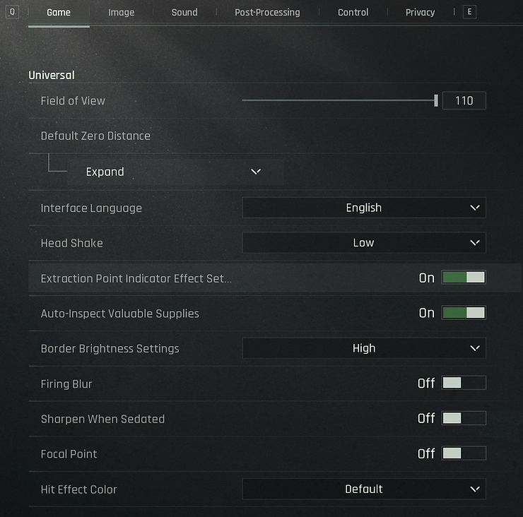 Arena Breakout Infinite Graphics Settings