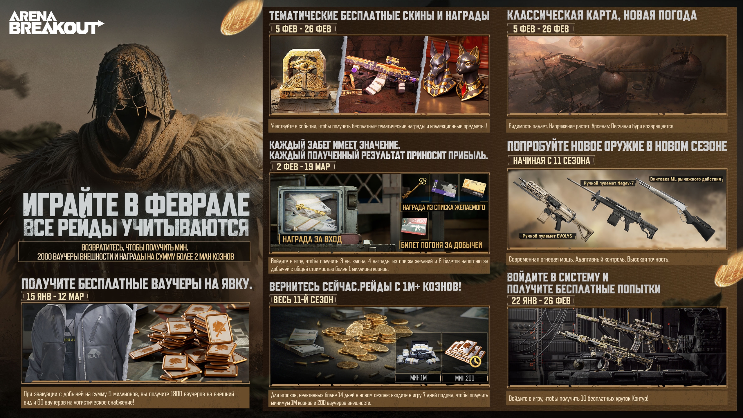 Контент обновления: Египетский пустынный ветер