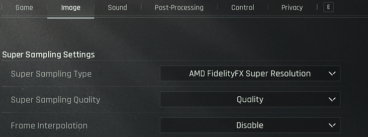Image Setting