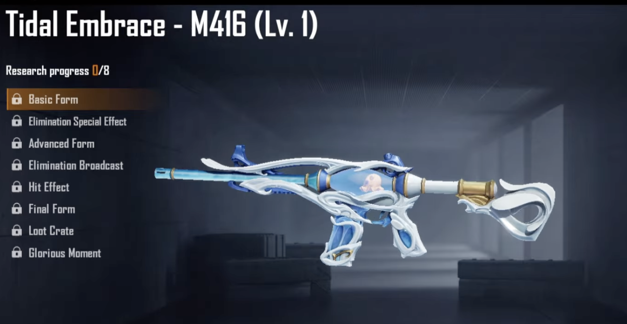 Returning Gun Skin: Tidal Embrace M416