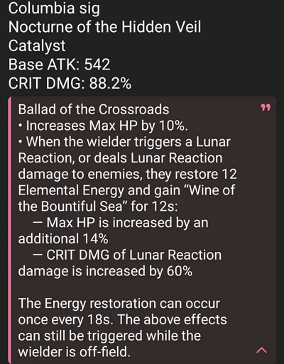 Columbina Weapon - What We Know So Far
