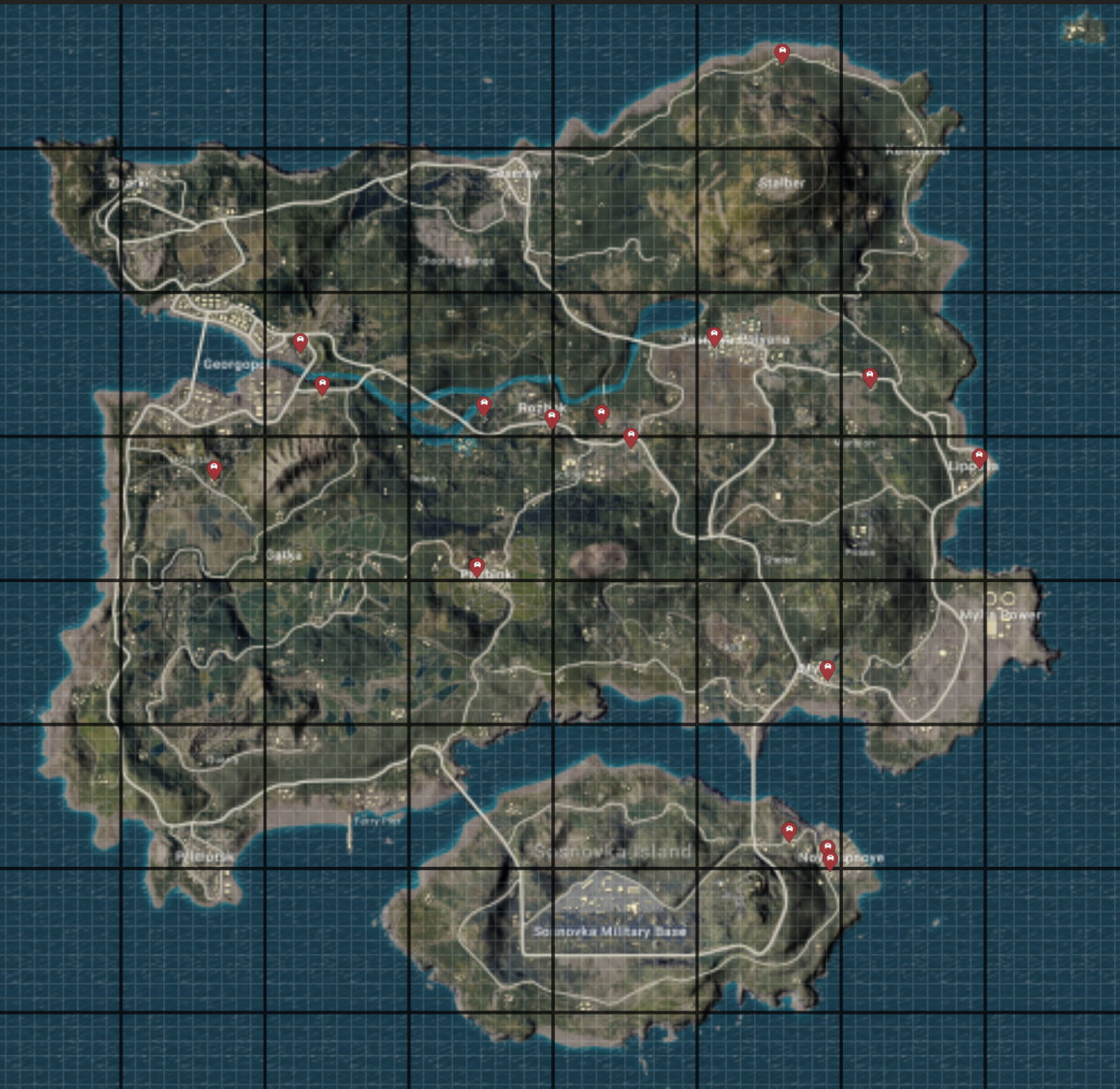 Garages Map
